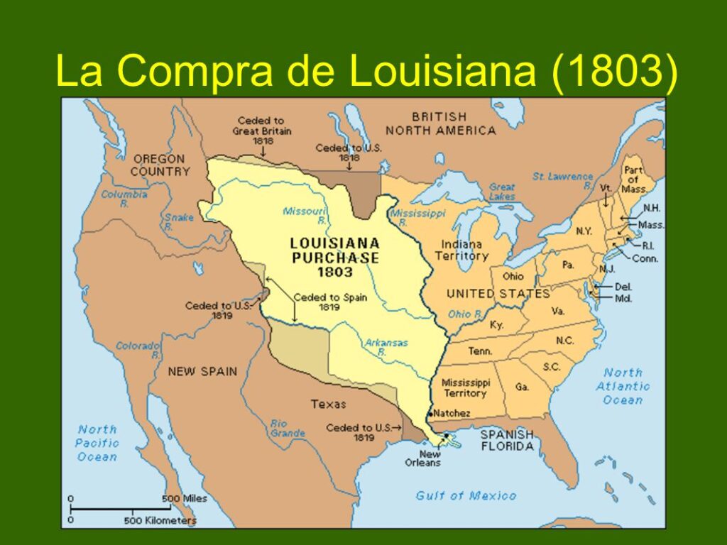 Compra de Luisiana: Expansión EEUU (1803)