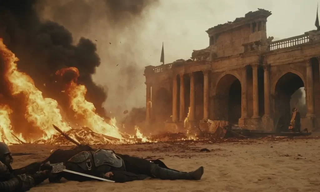 La derrota del imperio se reflejaba en el caos y la tragedia