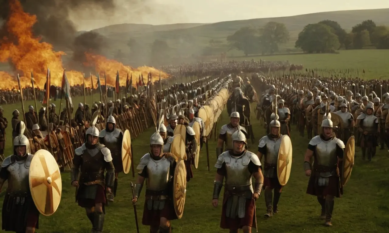 La invasión romana a Britania se libra con furia y sangre