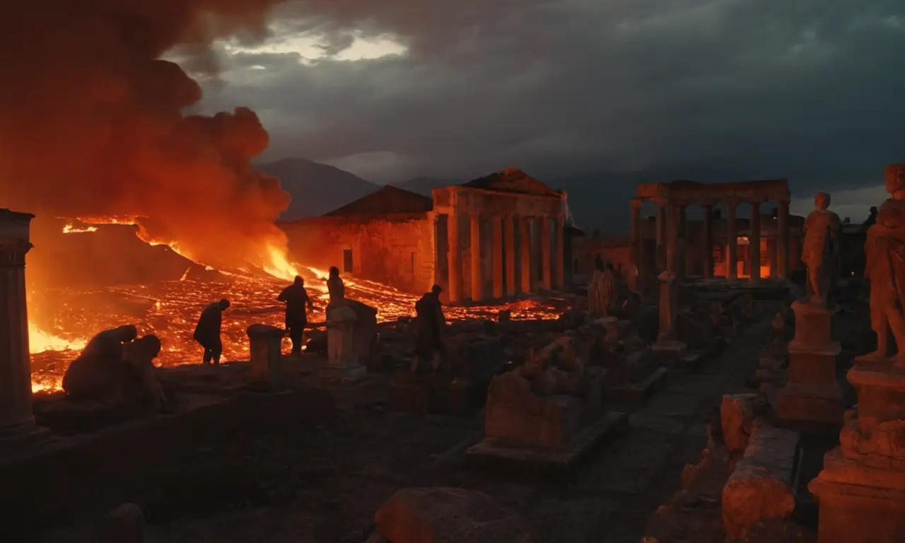 Pompeya, sepultada por la furia del volcán