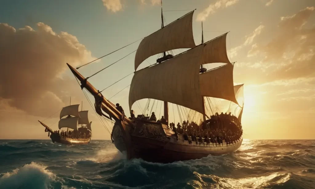 La batalla naval se libra con furia y muerte