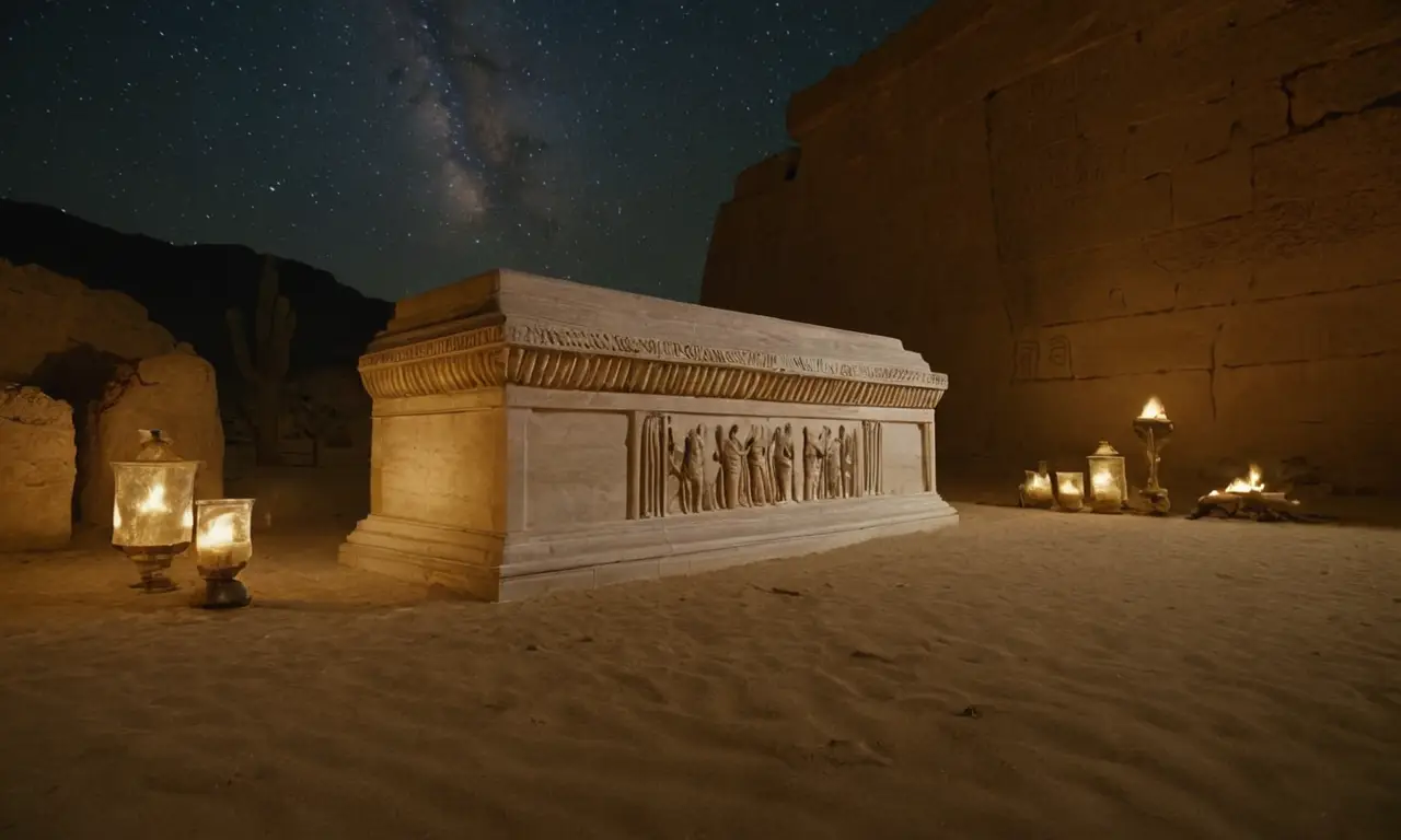 Un misterio ancestral se revela bajo un cielo nocturno