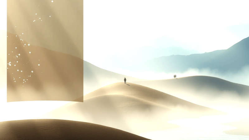 Paz serena y contemplación natural