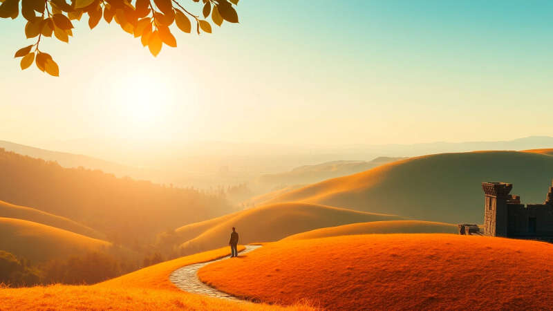Paz y legado en una imagen serena