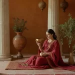 Una escena vibrante de la antigua Grecia