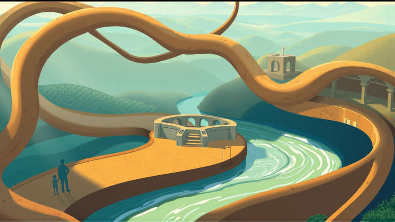 Armonía natural y tranquila evocación histórica