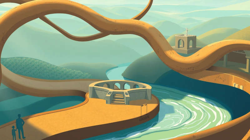 Armonía natural y tranquila evocación histórica