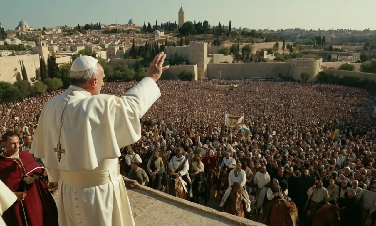 El Papa Urbano II llama a la cruzada para liberar Tierra Santa
