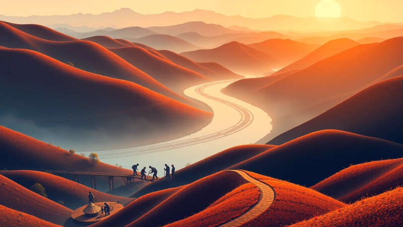 Un paisaje sereno