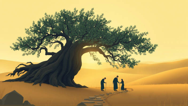 Árbol antiguo simboliza calma y legado