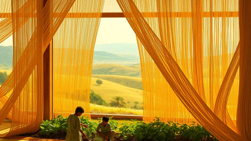 Armonía serena y colaborativa en la naturaleza