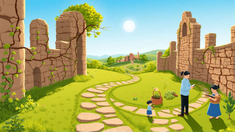 Paz y continuidad en un paisaje sereno