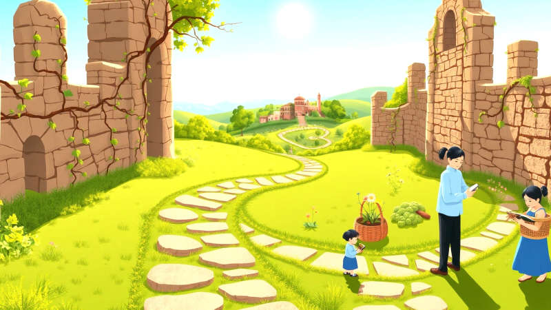 Paz y continuidad en un paisaje sereno