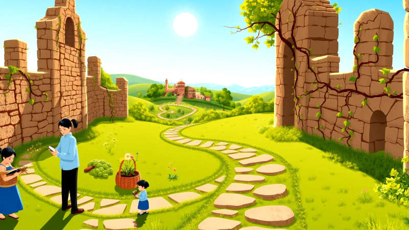 Paz y continuidad en un paisaje sereno