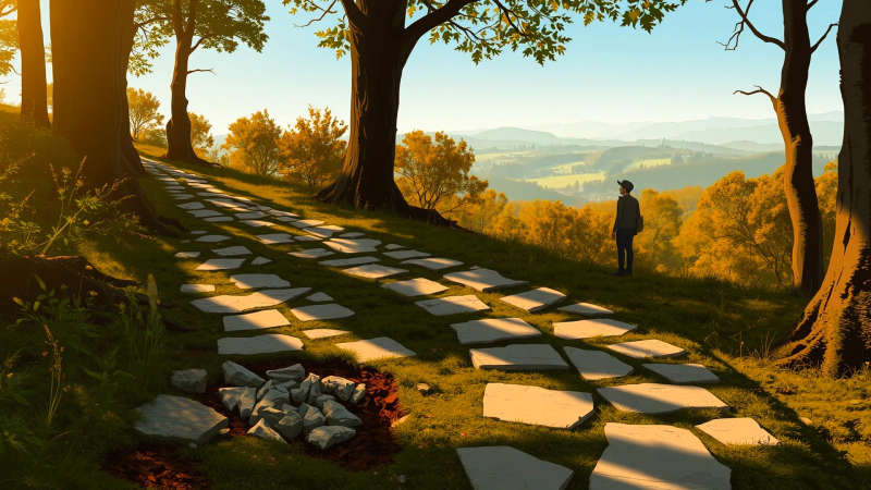 Ruinas antiguas evocan calma y reflexión