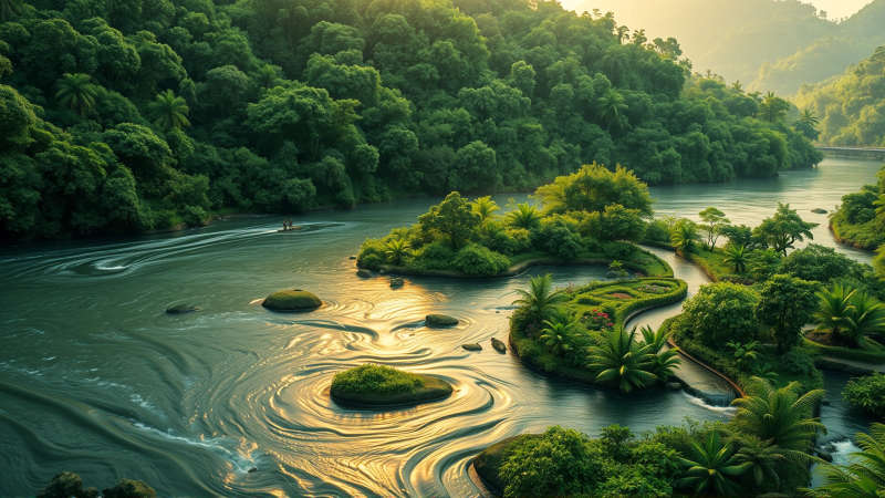 Naturaleza y cultivo en armonía serena