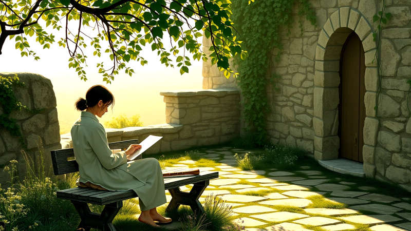 Paz y reflexión en un lugar antiguo