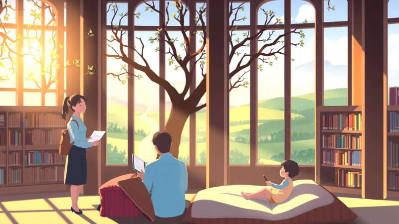 Un espacio sereno para el aprendizaje y la creación