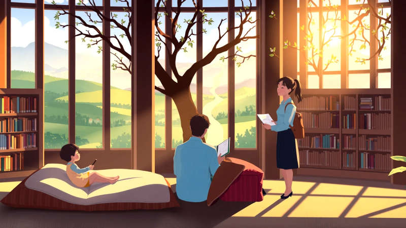 Un espacio sereno para el aprendizaje y la creación