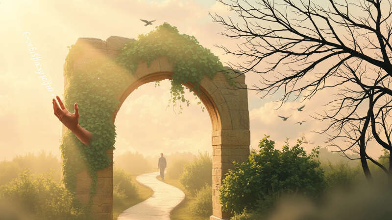 Ruinas etéreas evocan cambio y esperanza