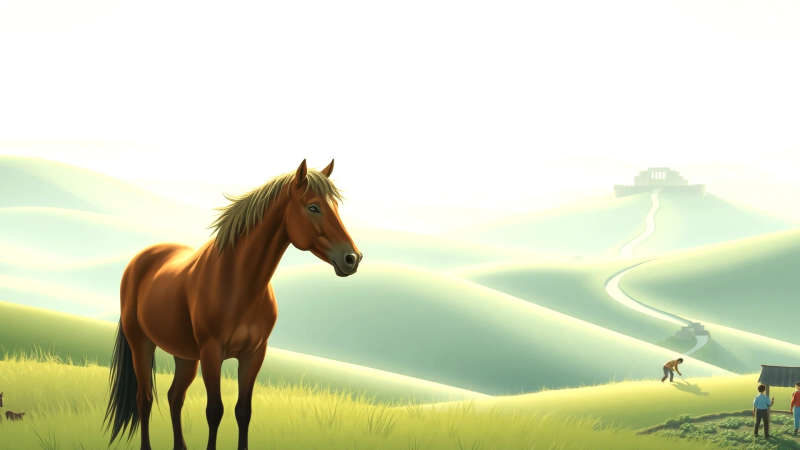 Paz y fortaleza en un paisaje sereno