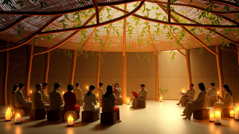 Paz serena en un espacio armonioso