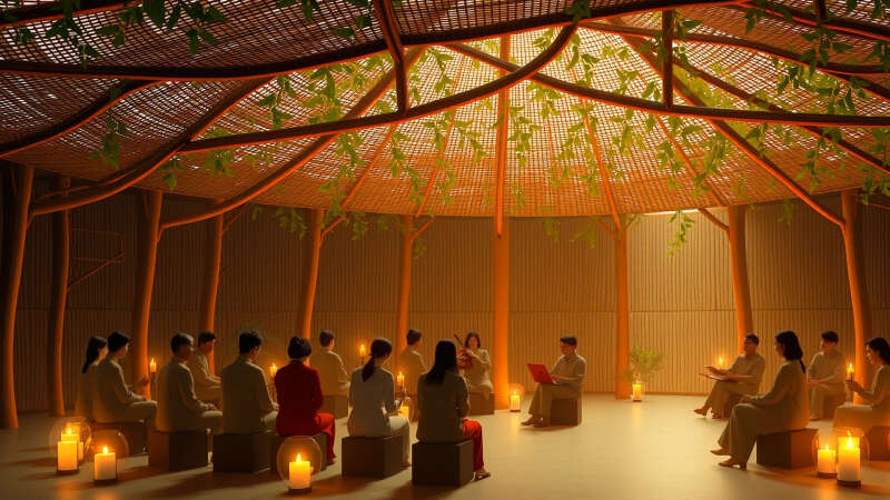 Paz serena en un espacio armonioso