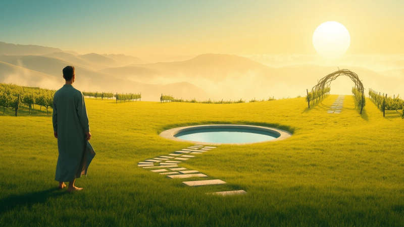 Paz y armonía en un paisaje sereno