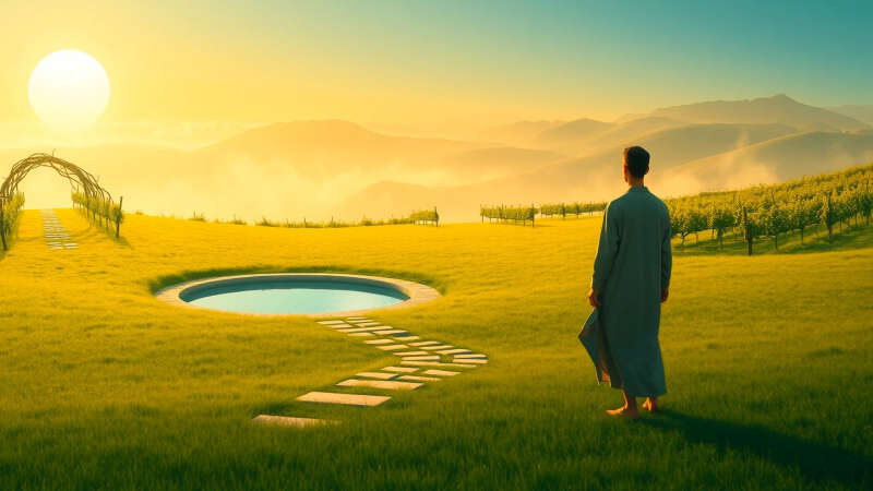 Paz y armonía en un paisaje sereno