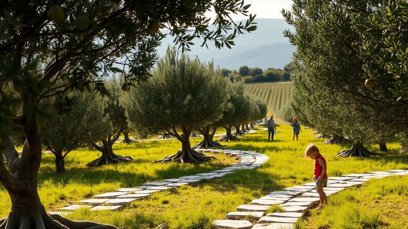 Un olivar antiguo respira armonía y legado