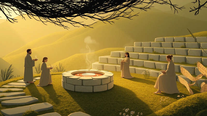 Paz y conexión en un entorno natural