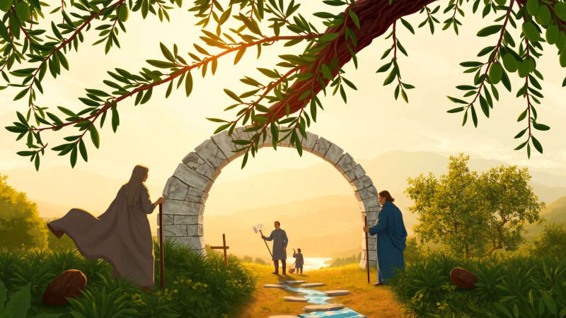 Paz y comunidad en un paisaje eterno
