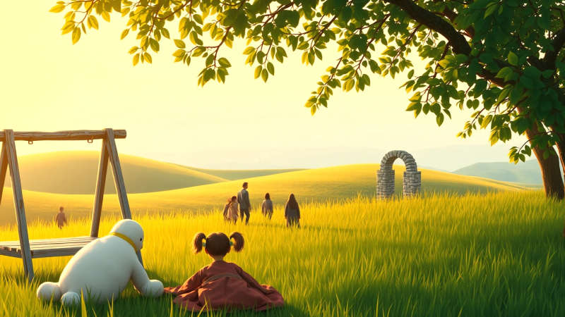 Paz y armonía en un idílico paisaje