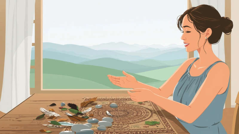 Paz y sabiduría ancestral en armonía