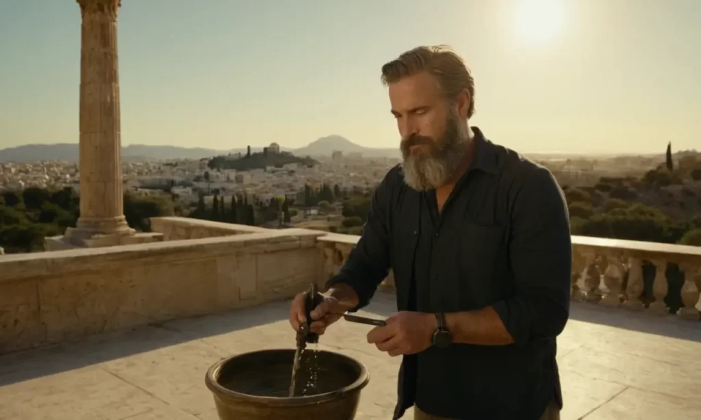 Un escultor griego captura la belleza del mundo bajo las estrellas