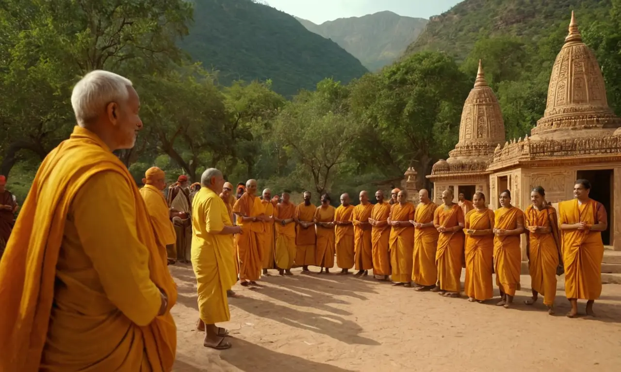 Un festival espiritual vibrante y majestuoso