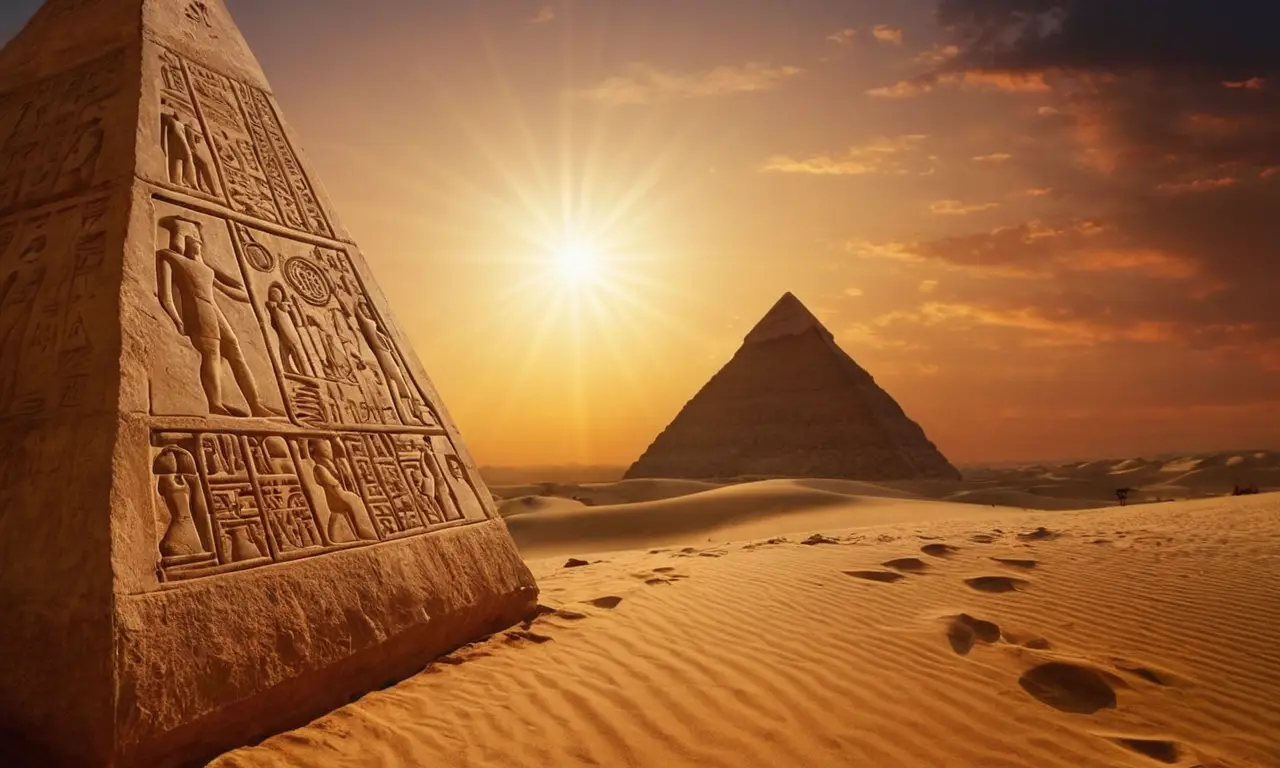 Un antiguo misterio egipcio se revela bajo el sol poniente