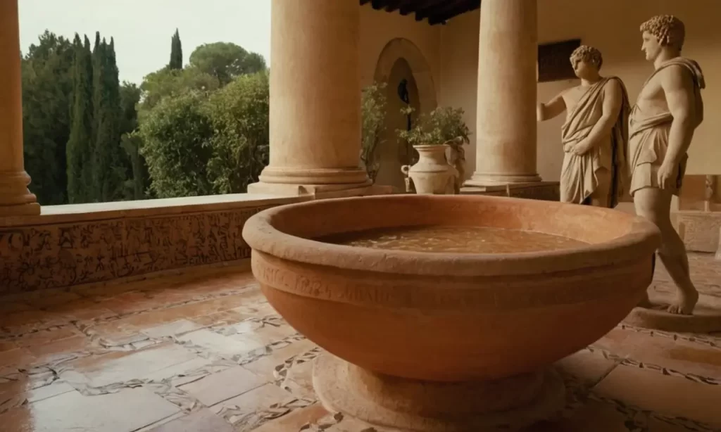 Una escena romana clásica representada en un mosaico