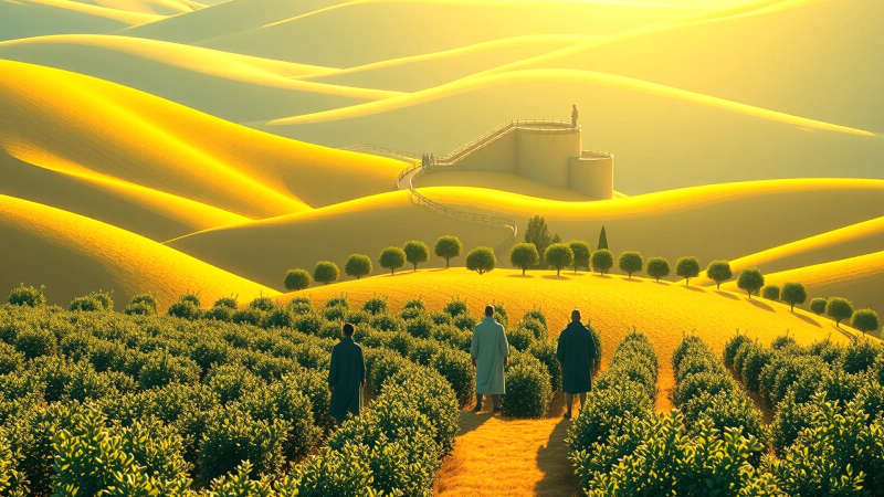 Paz y sabiduría en un paisaje atemporal