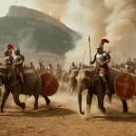 La batalla de Cannas rugía con furia épica