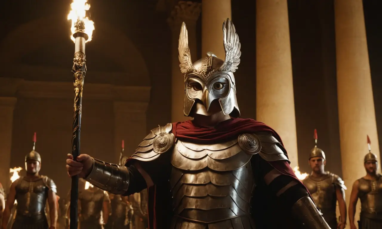 Minerva, diosa romana, reina en su gloria