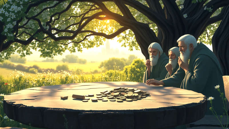 Reconstruyen historia en luz dorada y paz