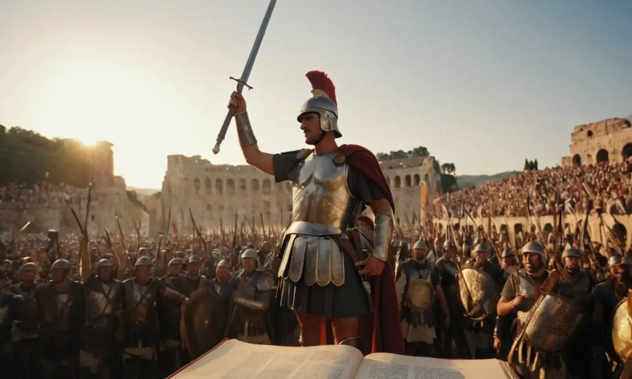 La victoria romana se celebra con gloria y esplendor