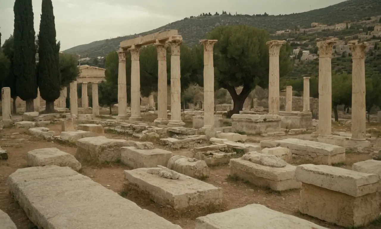 La antigua Atenas se encuentra devastada por la peste