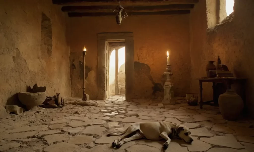 Las ruinas testifican una vida interrumpida por la tragedia