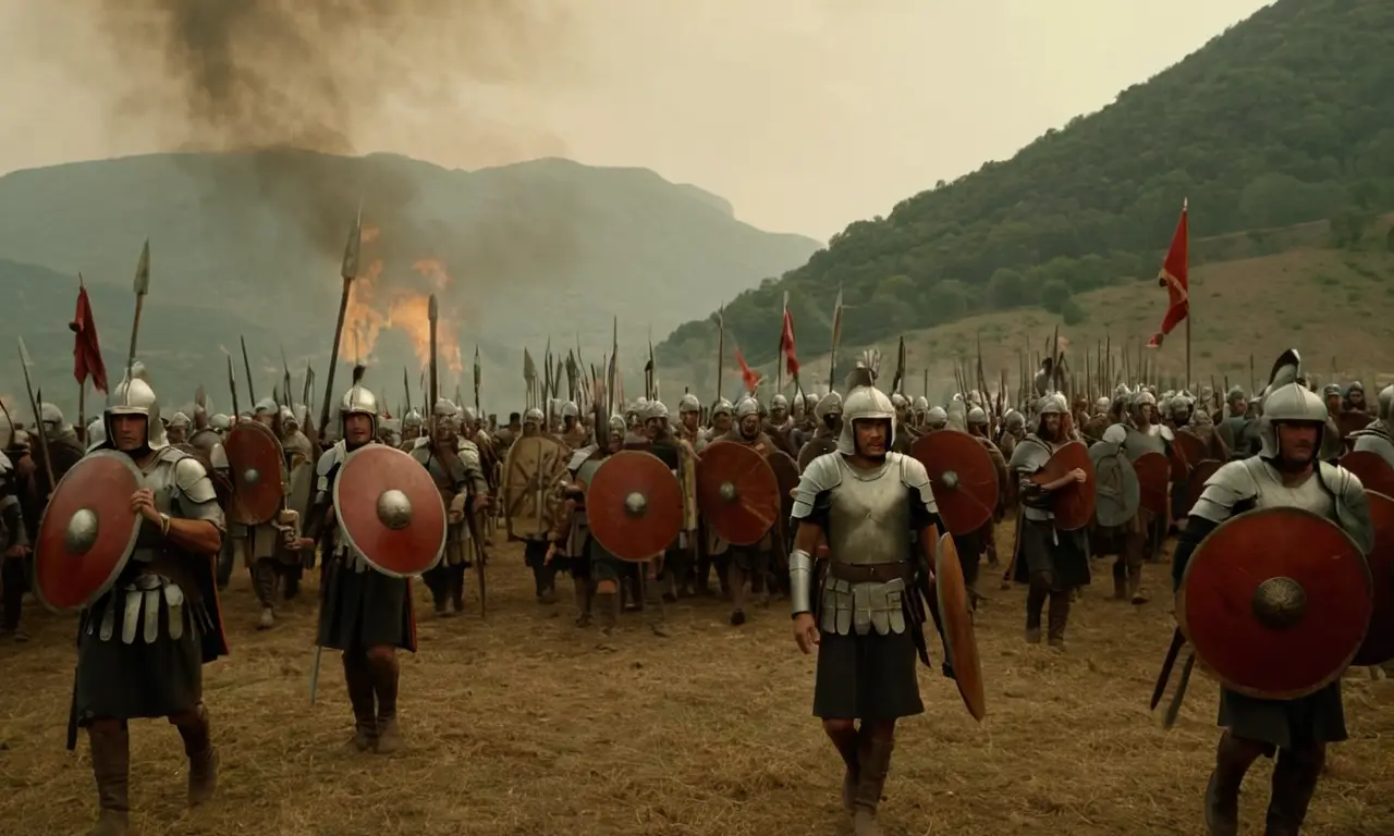 Una batalla épica entre romanos y samnitas