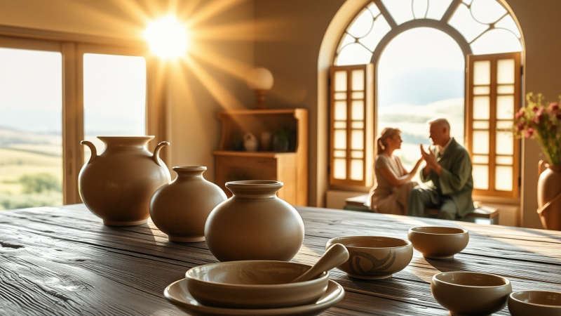 Serenidad artesanal en un espacio atemporal