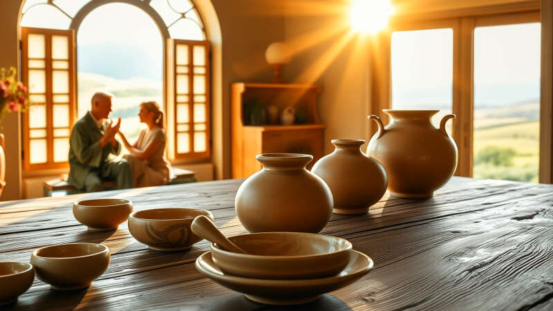 Serenidad artesanal en un espacio atemporal