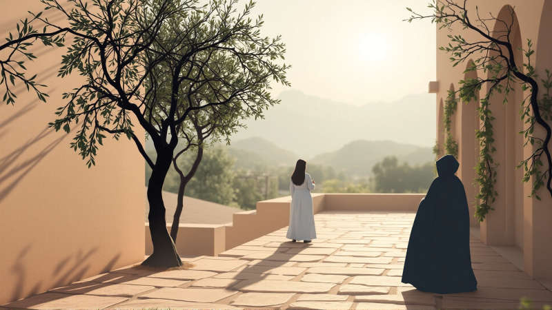 Paz y armonía en un jardín sereno