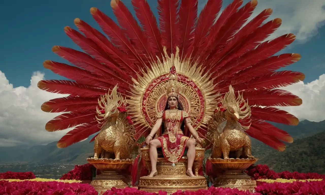 Un dios poderoso se revela con esplendor